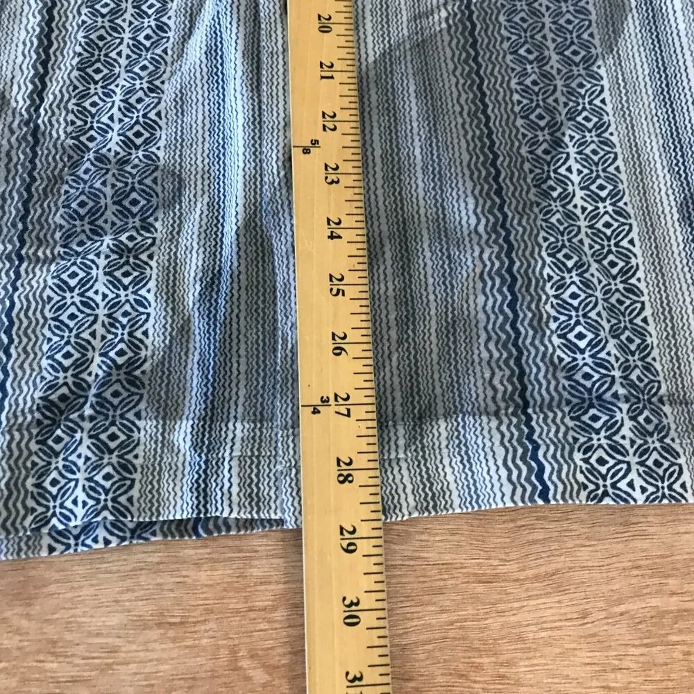 Quicksilver Shirt Men L Gray Geometric Button Up Pocket Short Sleeve Collared - Picture 5 of 13